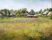 Nikolay Nikanorovich Dubovskoy Rural landscape painting